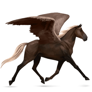 pegasus-reitpferd paint horse fuchs mit tobiano-scheckung