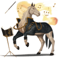 pegasus-pony welsh cob dunkelfuchs