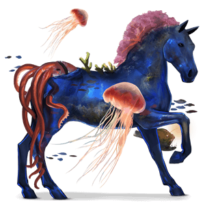 pegasus-reitpferd paint horse palomino mit overo-scheckung