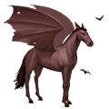 einhorn-reitpferd fledermaus