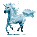 einhorn-reitpferd element wasser