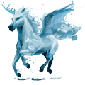 pegasus-reitpferd element wasser