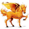 pegasus-reitpferd element feuer