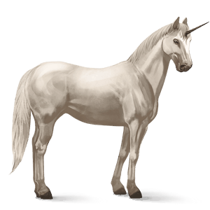 einhorn-reitpferd hellgrau