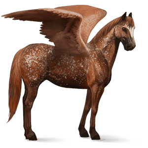 pegasus-reitpferd brauner