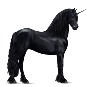 einhorn-reitpferd friese rappe