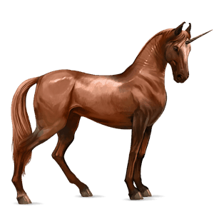 einhorn-reitpferd dunkelfuchs
