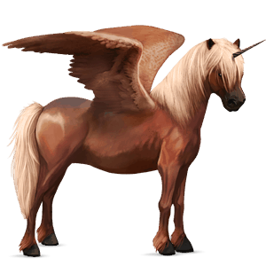 geflügeltes einhorn-pony deutsches reitpony apfelschimmel