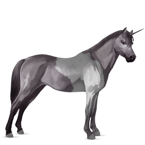 einhorn-pony fuchs mit heller mähne
