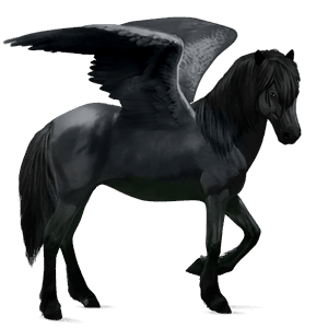 pegasus-reitpferd niederländisches warmblut rotbrauner