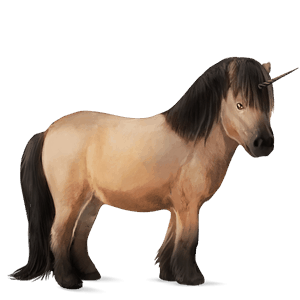 einhorn-pony shetlandpony palomino