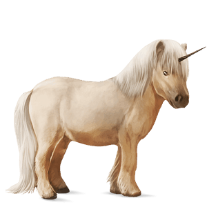 einhorn-pony shetlandpony palomino