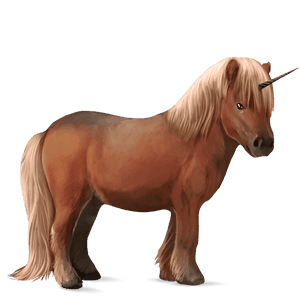 einhorn-pony shetlandpony fuchs