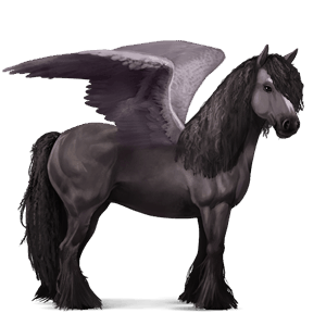 pegasus-reitpferd lusitano dunkelbrauner