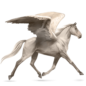 pegasus-reitpferd paint horse dunkelbrauner mit tobiano-scheckung