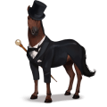 einhorn-reitpferd verrückter arzt