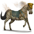 einhorn-reitpferd mumie