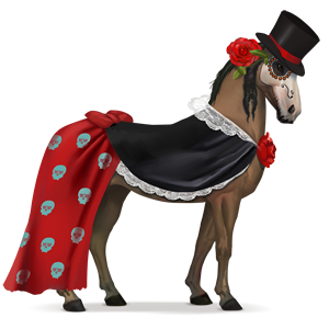einhorn-reitpferd viuda negra