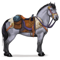 reitpferd berge