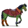 pegasus-reitpferd wald
