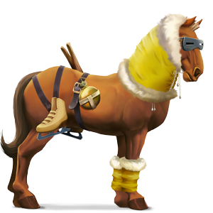 pegasus-reitpferd wüste