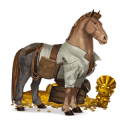 einhorn-pony hellgrau