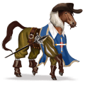 göttliches pferd athos