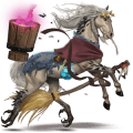 reitpferd paint horse dunkelbrauner mit tobiano-scheckung