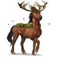 göttliches pferd cernunnos
