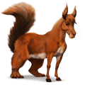 wildpferd eichhörnchen