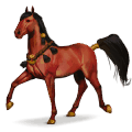 chinesisches pferd chitu