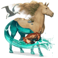 einhorn-reitpferd schabrackenbrauner