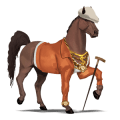 reitpferd brauner
