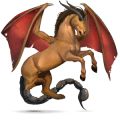 göttliches pferd mantikor