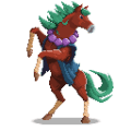göttliches pferd pixel art