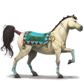 reitpferd englisches vollblut palomino