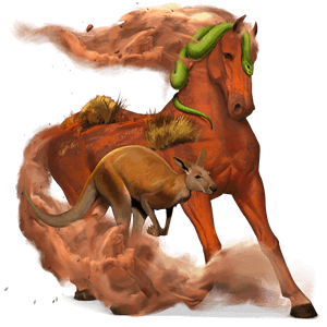 einhorn-reitpferd araber fuchs