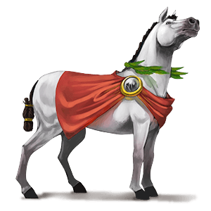 einhorn-reitpferd oldenburger apfelschimmel
