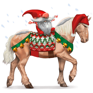 göttliches pferd glædelig jul