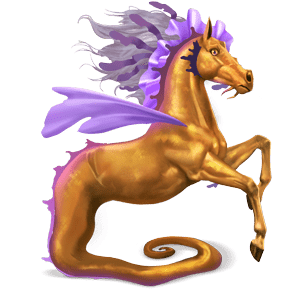 mythologisches pferd hippokamp