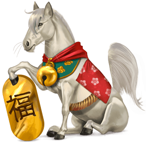 göttliches pferd maneki-neko