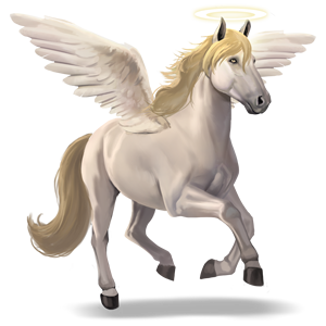 pegasus-reitpferd teuflischer engel