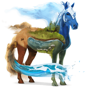 reitpferd appaloosa fuchsfarbene schneeflocke