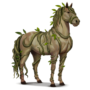 göttliches pferd liana