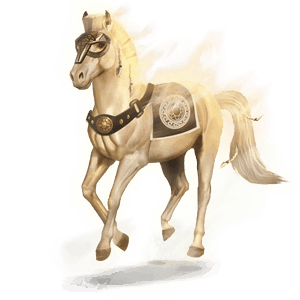 mythologisches pferd skínfaxi